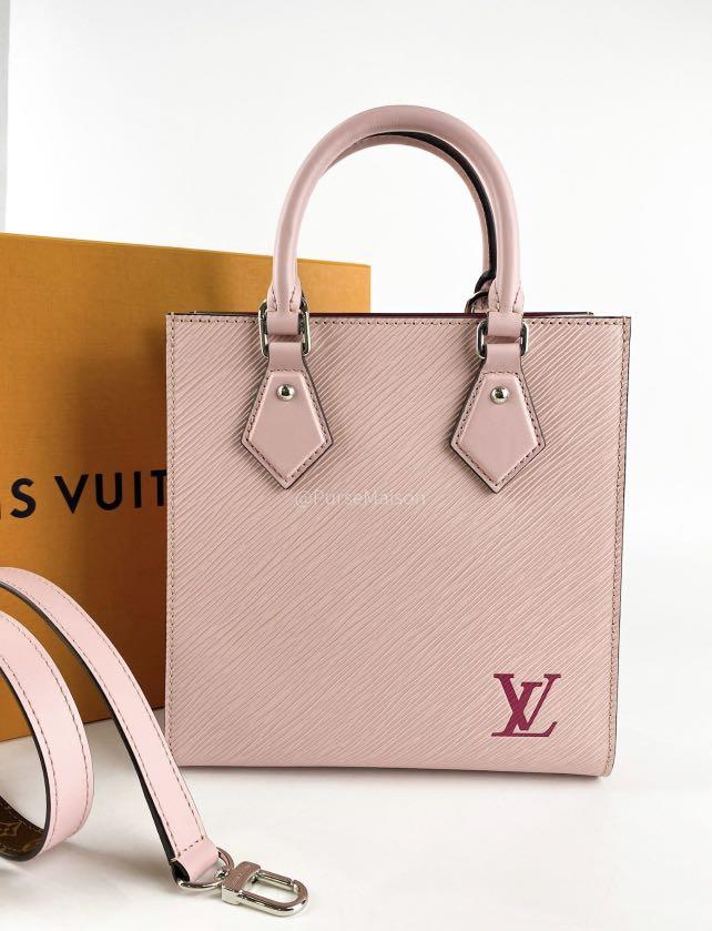 LOUIS VUITTON Epi Petit Sac Plat Rose Ballerine 604829