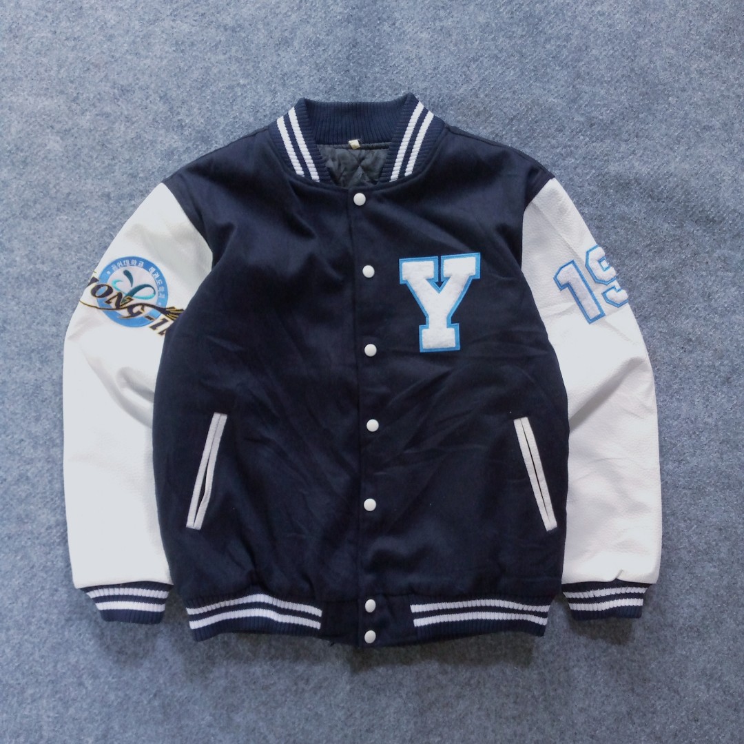 varsity leather vintage varsity kulit varsity starter varsity mlb, Fesyen  Wanita, Pakaian Wanita, Baju Luaran di Carousell