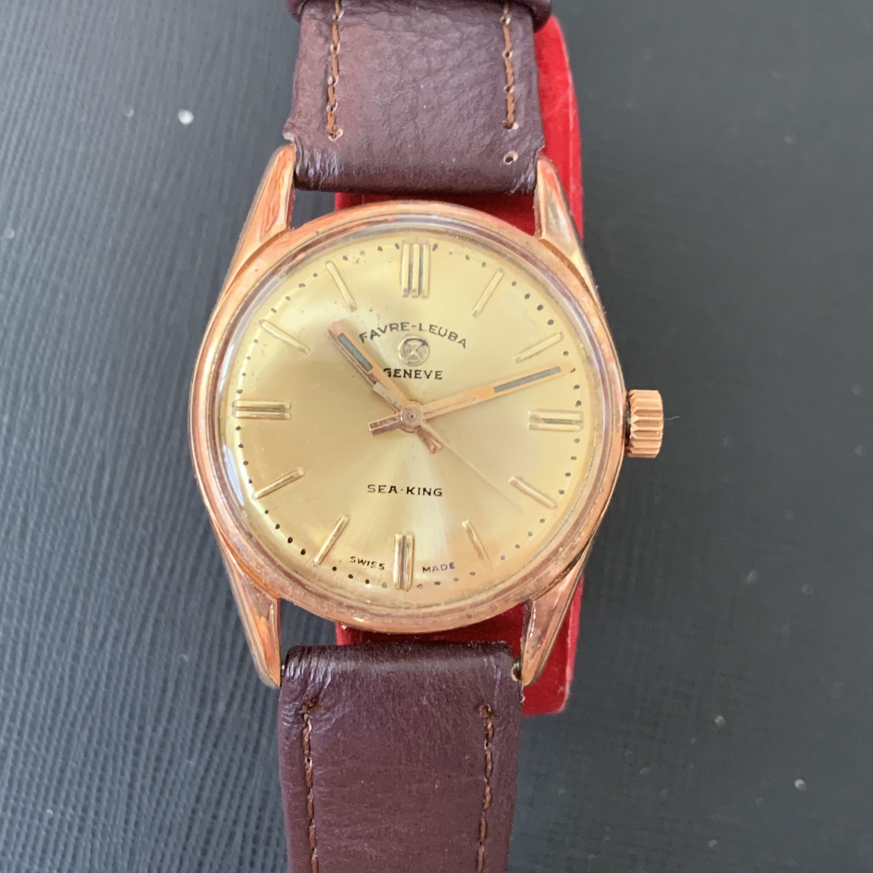 Vintage Favre Leuba SeaKing Watch, Hobbies & Toys, Memorabilia