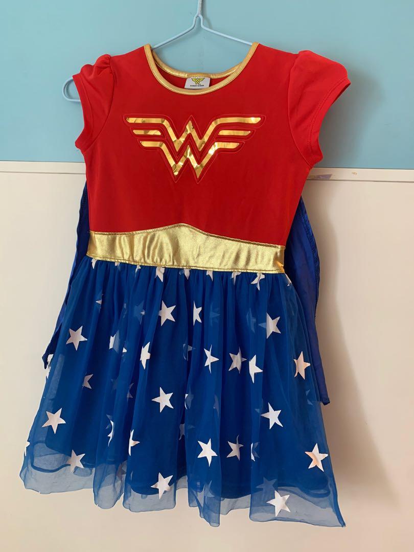 Wonder Woman ?? 連身裙120碼, 兒童＆孕婦