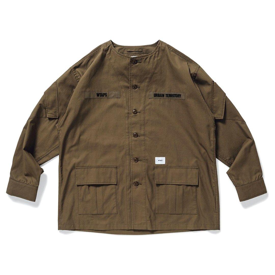 新品入荷 WTAPS WEATHER LS SCOUT WTAPS 26944 LS COTTON.WHATHER COTTO. OLIVE M  男裝