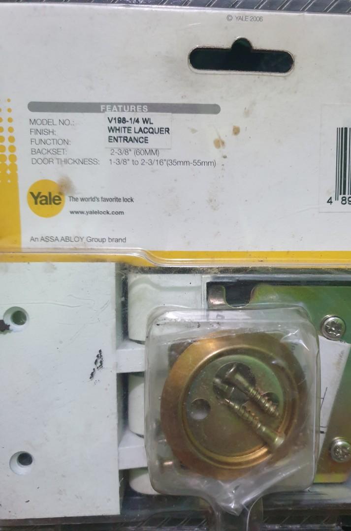 Yale Rim lock (Category: Locks, Doors & Gates) located in Manila. Submitted by zoejen14 (Listing ID 1156771206, Image 3). Description: Brand New Gate or door lock Original price 1850Php.