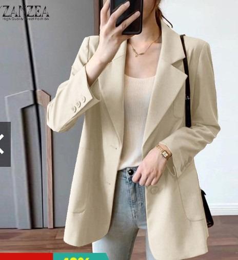 Casual on sale long blazer