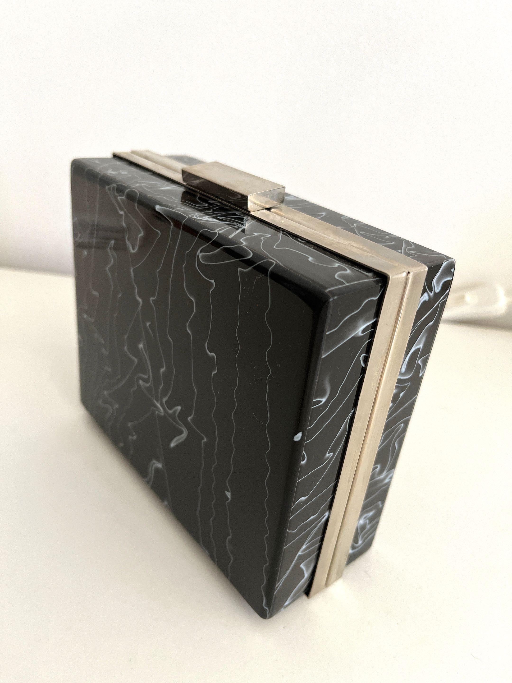Zara sales marble clutch