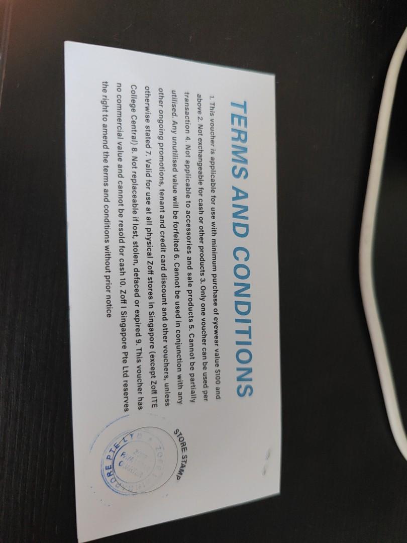 40 Zoff eyeglass vouchers, Tickets & Vouchers, Vouchers on Carousell