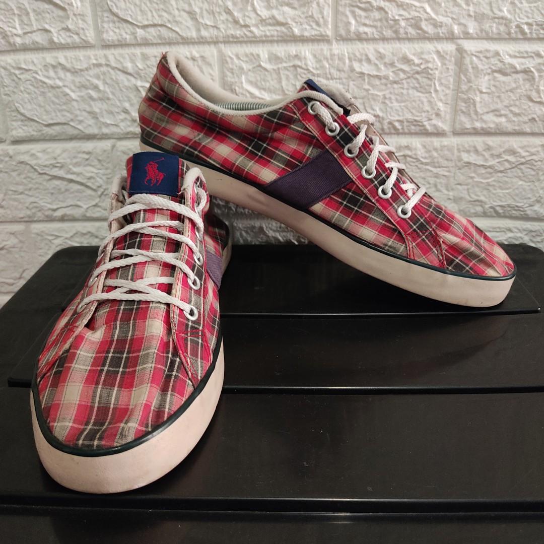 Plaid store polo shoes