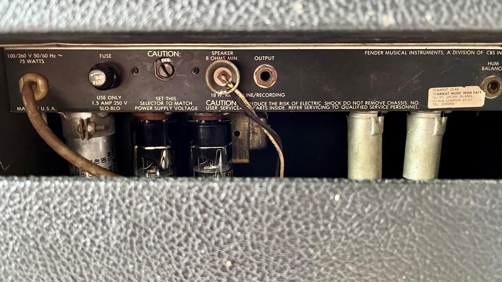 1982 Fender Bassman 20 Tube Combo Amplifier USA