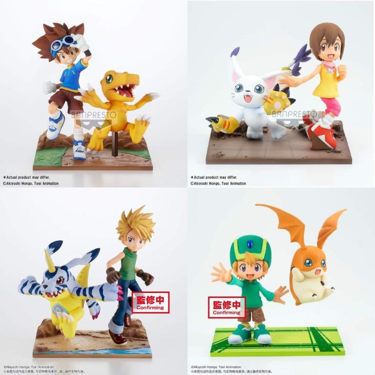 22年8 9月預訂 海外限定 全新未開封海外版數碼暴龍digimon Dxf Adventure Archives 八神太一 亞古獸 八神光 迪路獸 石田大和 加布獸