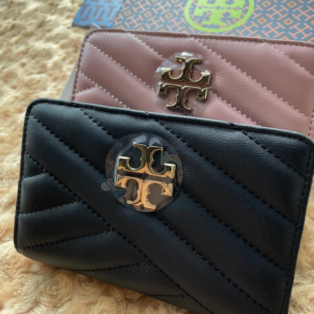 468 2 Tory Burch Kira Chevron Medium Flap Slim Wallet