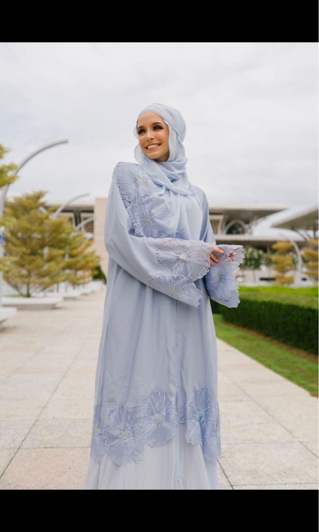 Abaya Neela Luxe Raya Ready Stock Women s Fashion Muslimah