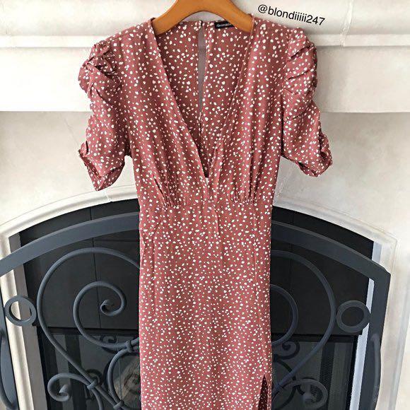 Fitch Cinched Sleeve Midi Dress 
