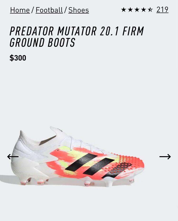Adidas predator 20.1 soccer boots first grade Sports Equipment