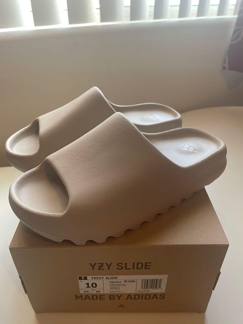 Adidas Yeezy Slide Pure US 10 UK 10 GW1934, 男裝, 鞋, 波鞋- Carousell