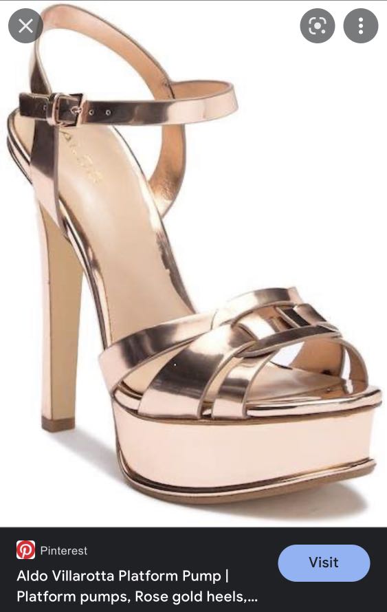 Aldo Villarotta Rose Gold Platform 