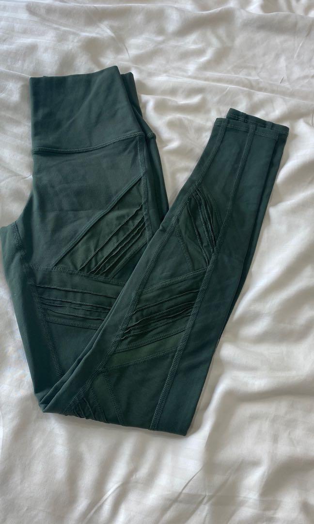 Alo mesh leggings (Category: Activewear) located in Singapore. Submitted by gottaloveactivewear (Listing ID 1157069152, Image 3). Description: High waisted Size Xsmall fits lululemon 2 to 4 No meet up No carousel pay Paynow only Please include $1.5 for postage .