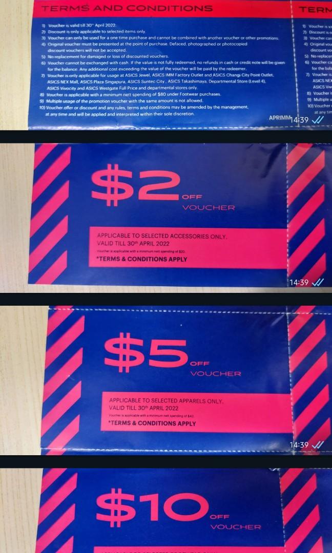 ASICS Vouchers to Bless for Free Tickets Vouchers Vouchers on
