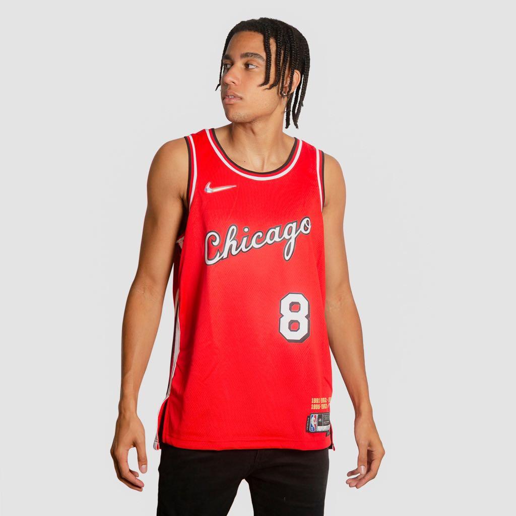100% Authentic Zach Lavine Nike Bulls City Edition Nepal