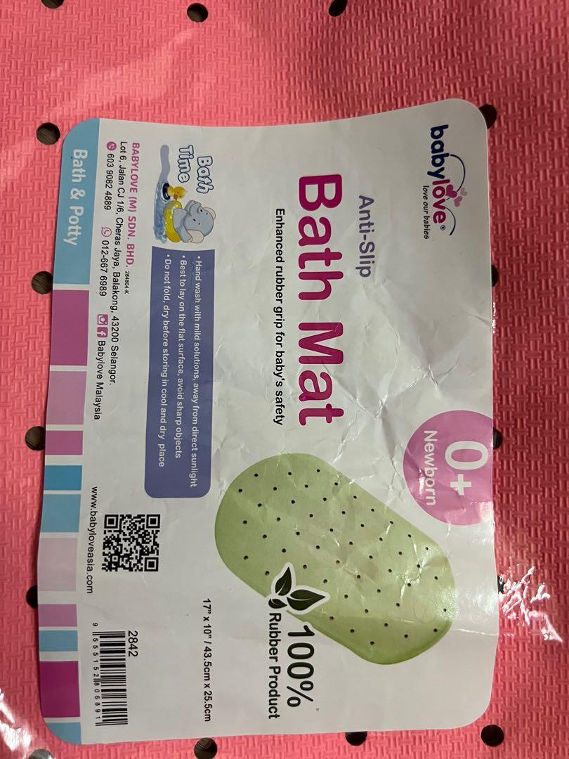 Babylove Anti slip bath mat, Babies & Kids, Bathing ...