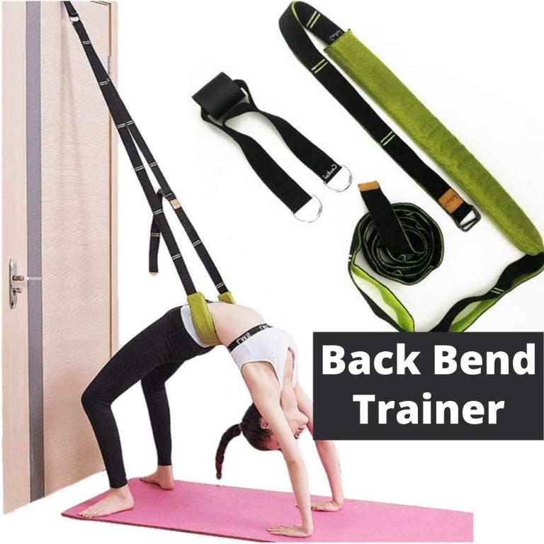 Yoga Fitness Stretching Strap Back Bend Assist Trainer Improve Leg Waist and 