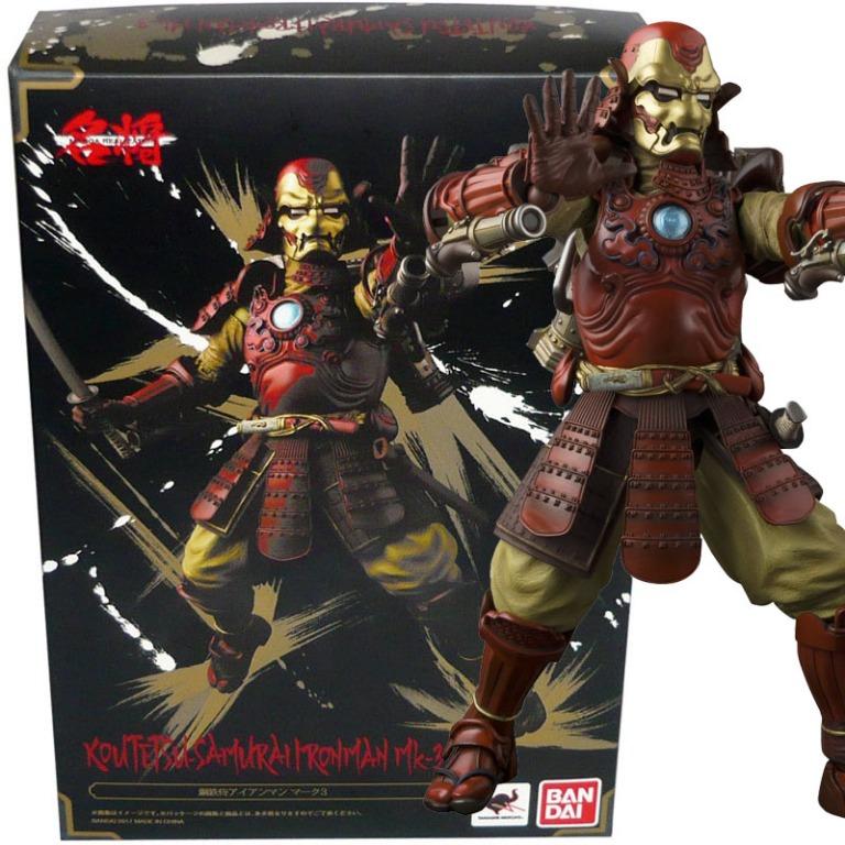 【新品】鋼鉄侍アイアンマン マーク3 フィギュア MARVEL 名将MANGA REALIZATION 鋼鉄侍アイアンマン マーク3 未使用品 TAMASHII