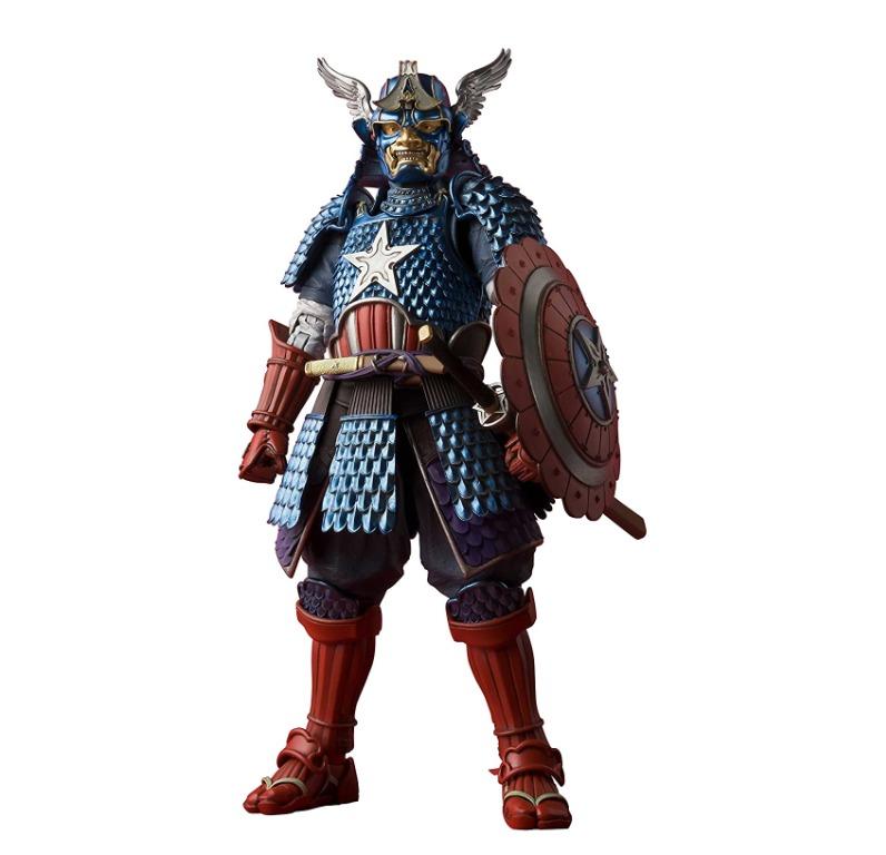 Bandai Meisho Manga Realization Samurai Captain America Action