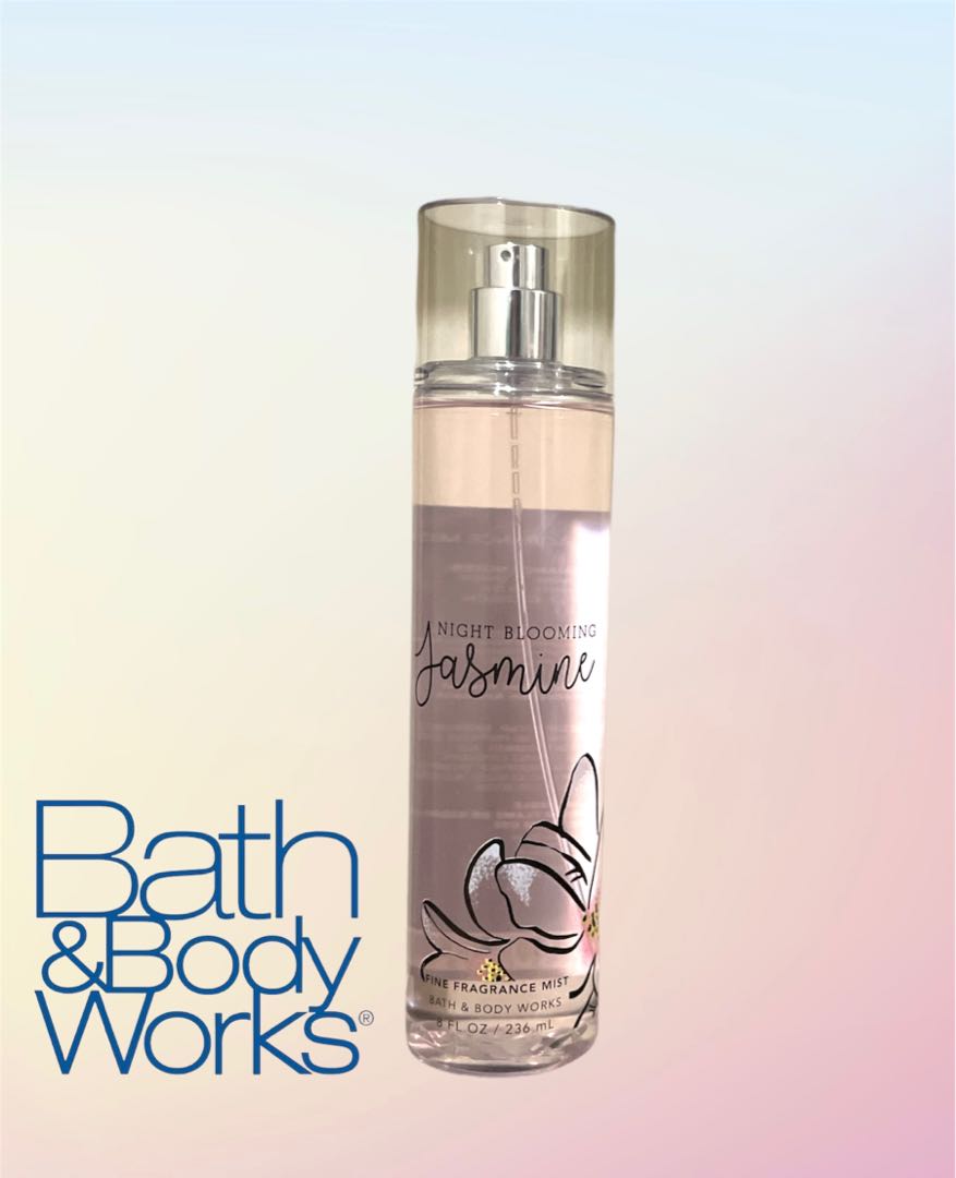BATH & BODY WORKS NIGHT BLOOMING JASMINE FINE FRAGRANCE MIST 8 fl oz