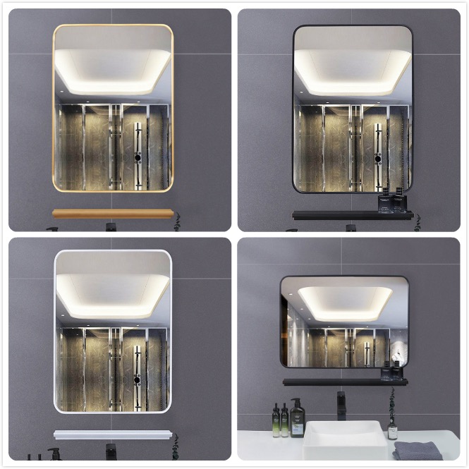 Bathroom Toilet Wall Mirror Square Mirror Deco, Furniture & Home Living ...