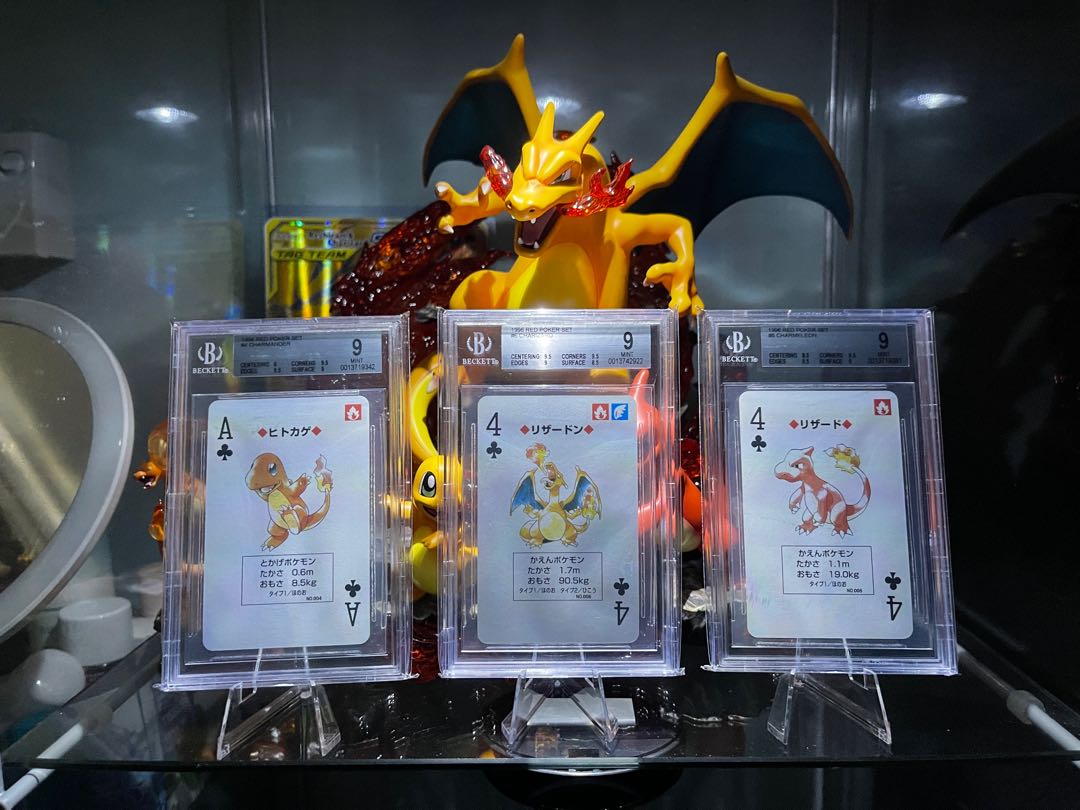 BGS 9 1996 Poker Red Charizard set, Hobbies & Toys, Toys & Games