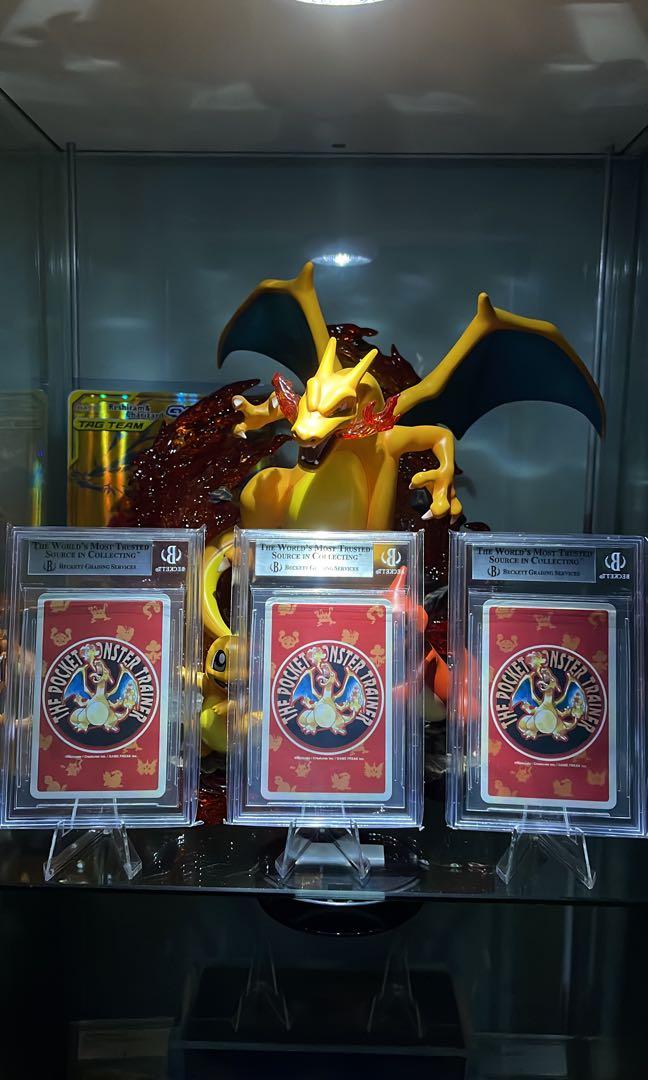 BGS 9 1996 Poker Red Charizard set, Hobbies & Toys, Toys & Games