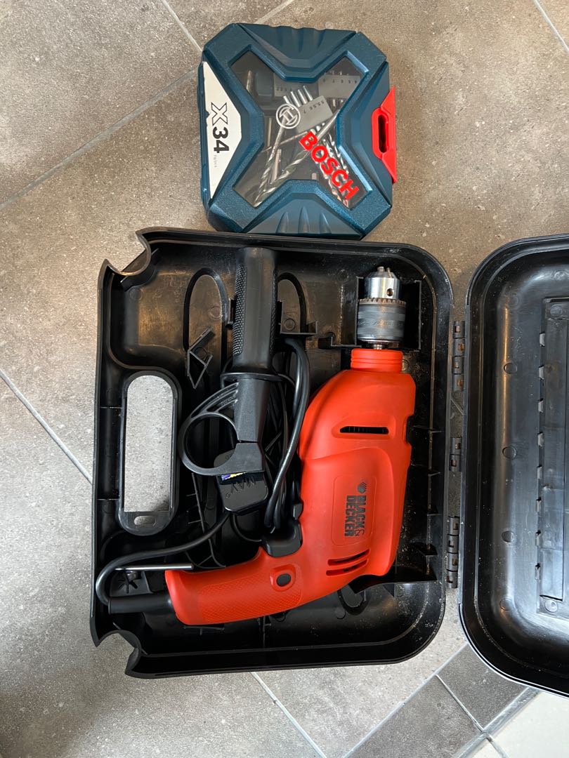 Black and decker drill box sales