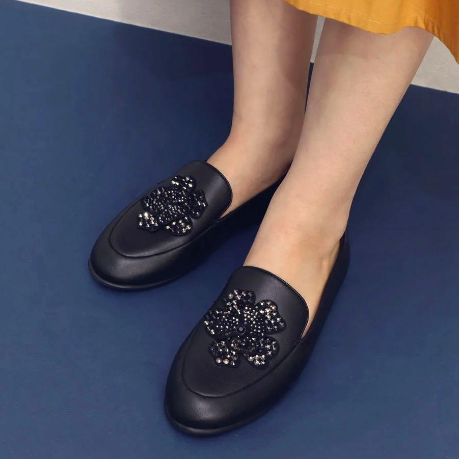 All discount black flats
