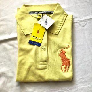 [BNWT] POLO Yellow Shirt Big Logo ORI
