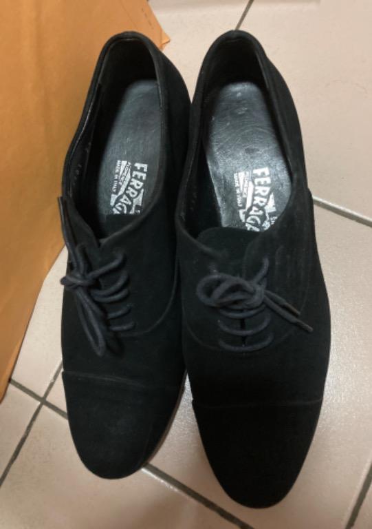 Mens black suede lace up shoes store