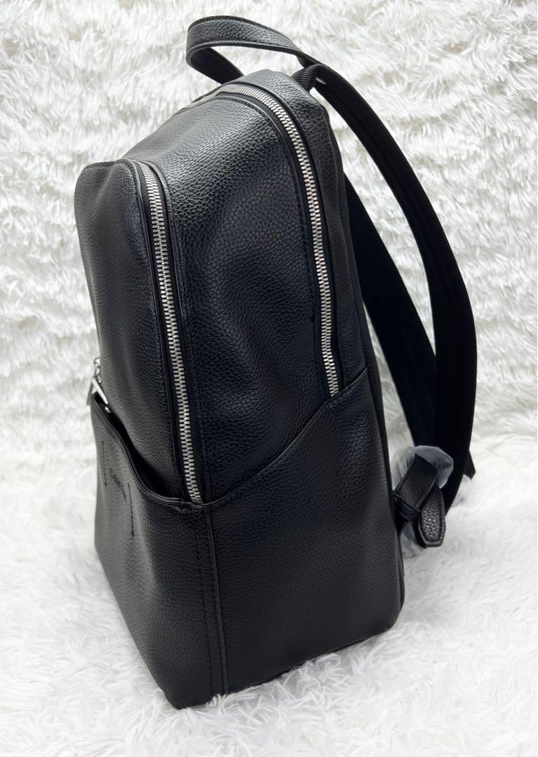 Calvin klein hot sale men's leather backpack
