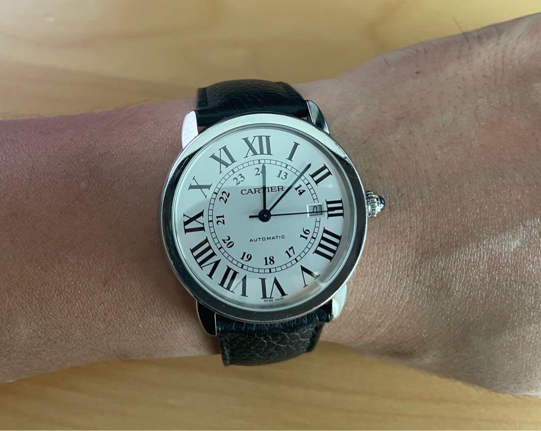 Cartier Ronde de Cartier 42mm Automatic Silver Opaline Dial Mens