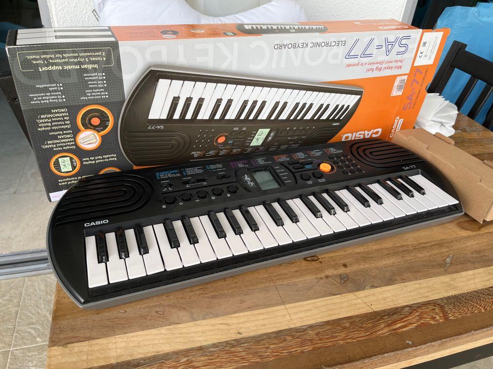 Casio electronic keyboard sa77, Hobbies & Toys, Music & Media, Musical Instruments on Carousell