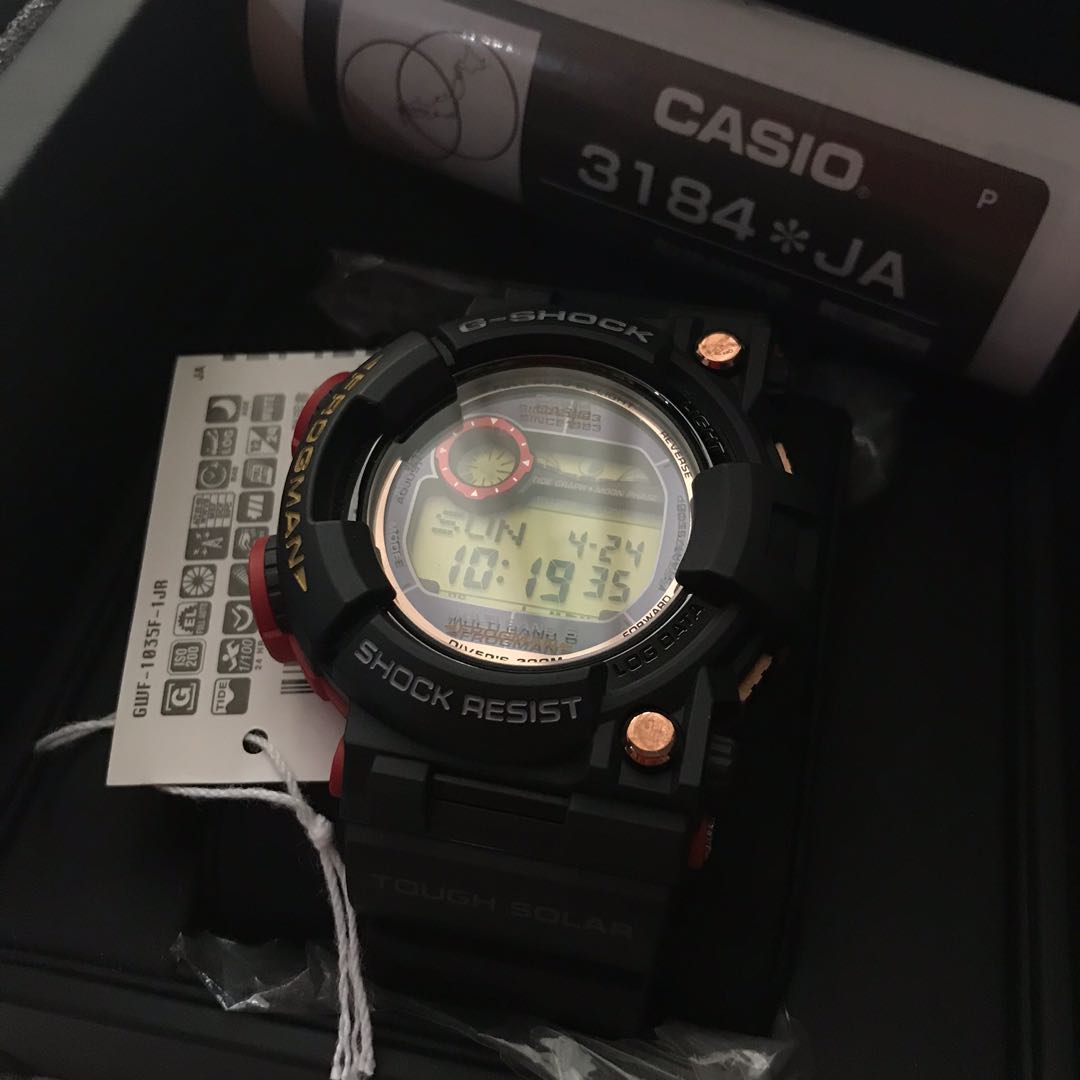 G SHOCK FROGMAN Magma 35TH Anniversary 25TH Anniversary for The