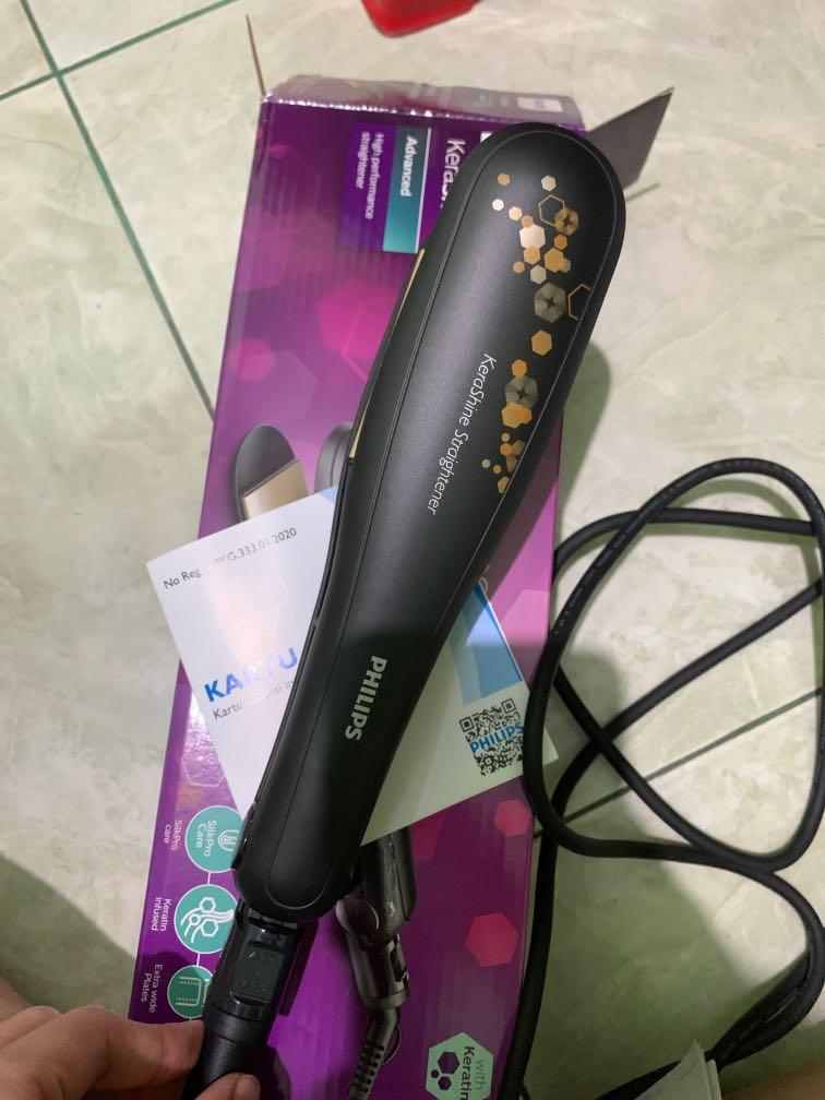 Catok philips store kerashine straightener