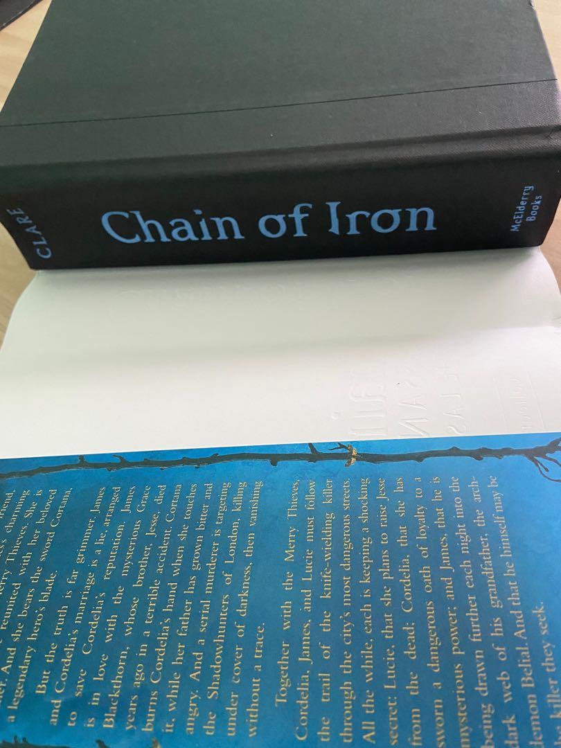 Hardbound Chain of Iron by Cassandra Clare, Hobbies & Toys, Books & Magazines, Fiction & Non