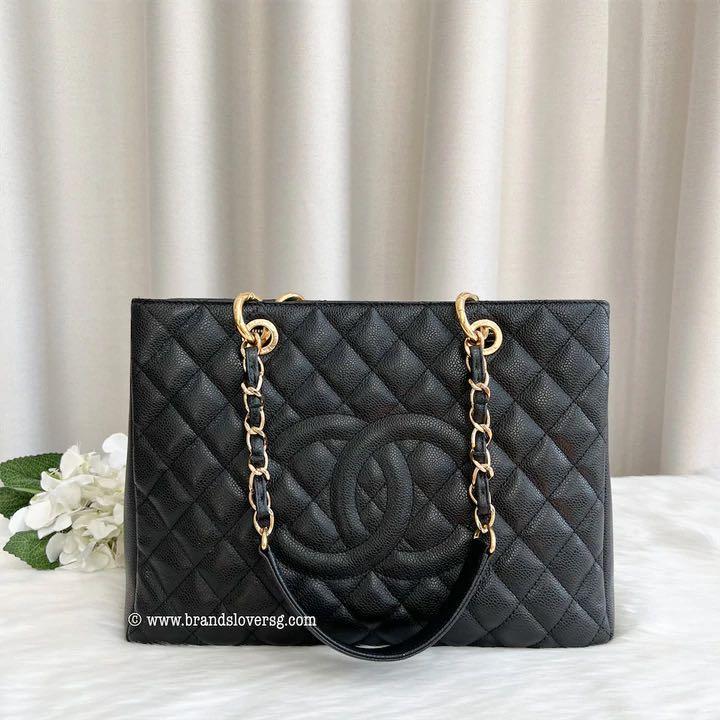 Chanel GST Caviar Tote Bag GHW, Luxury, Bags & Wallets on Carousell