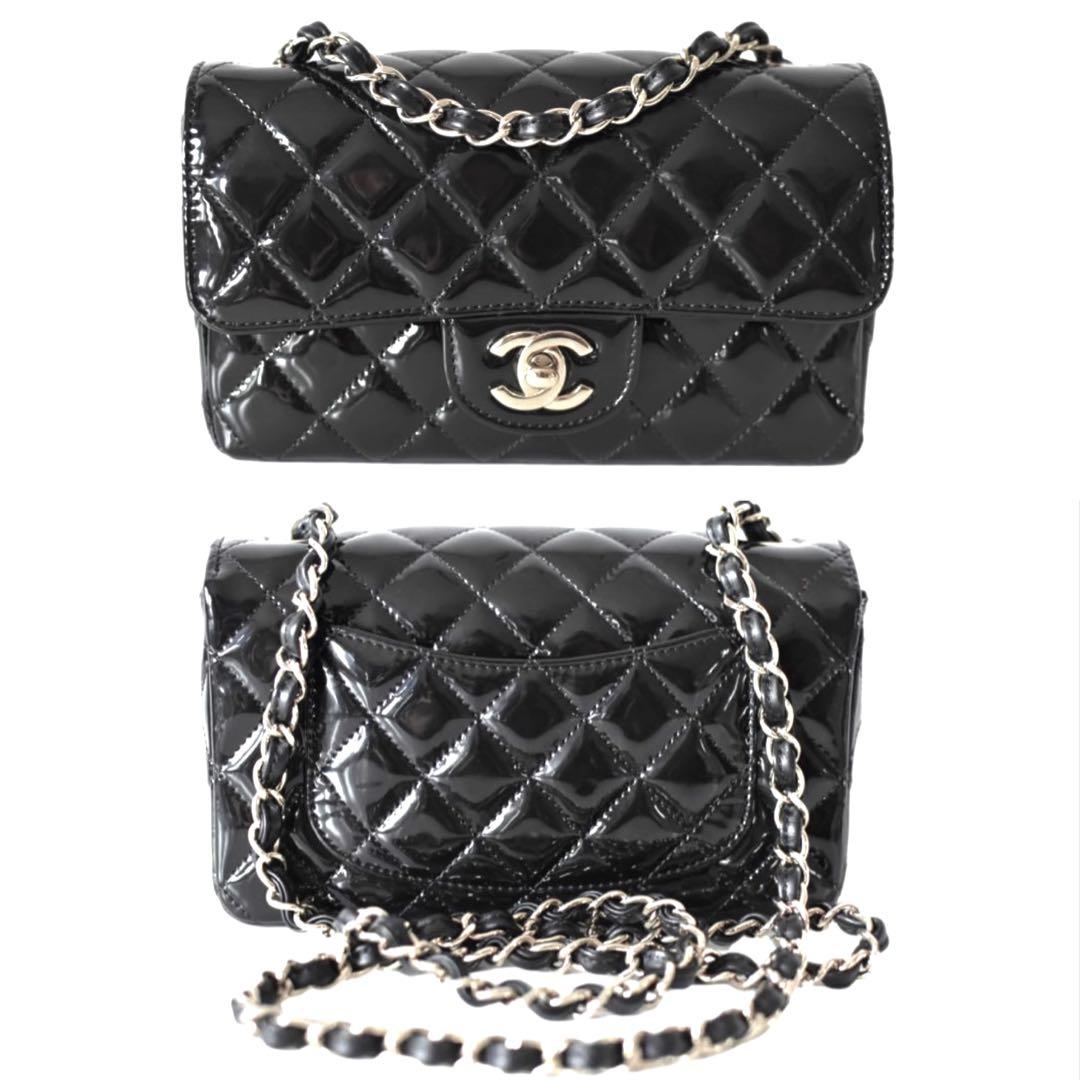Authentic Chanel Mini Rectangular Flap Bag (Patent Leather + SHW), Women's  Fashion, Bags & Wallets, Shoulder Bags on Carousell