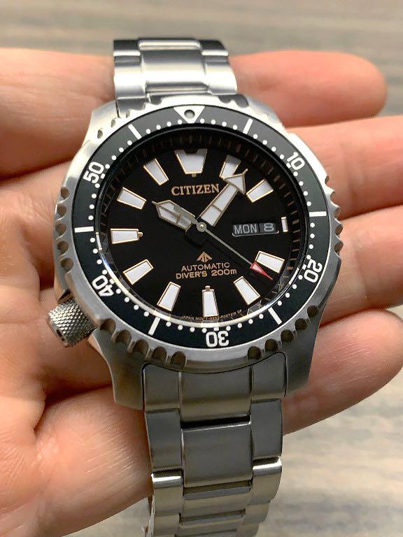 Citizen Fugu Limited Edition for Asia Promaster NY0090 86E ISO Certified Automatic Dive Watch Mint Condition 9.9 10 With Bracelet
