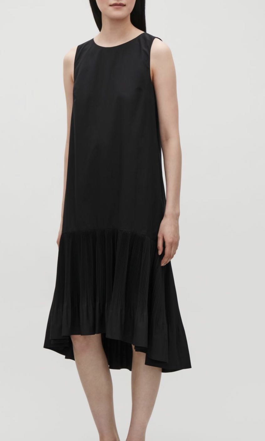 Cos Black Ruffle Dress Women s Fashion Muslimah Fashion Dresses