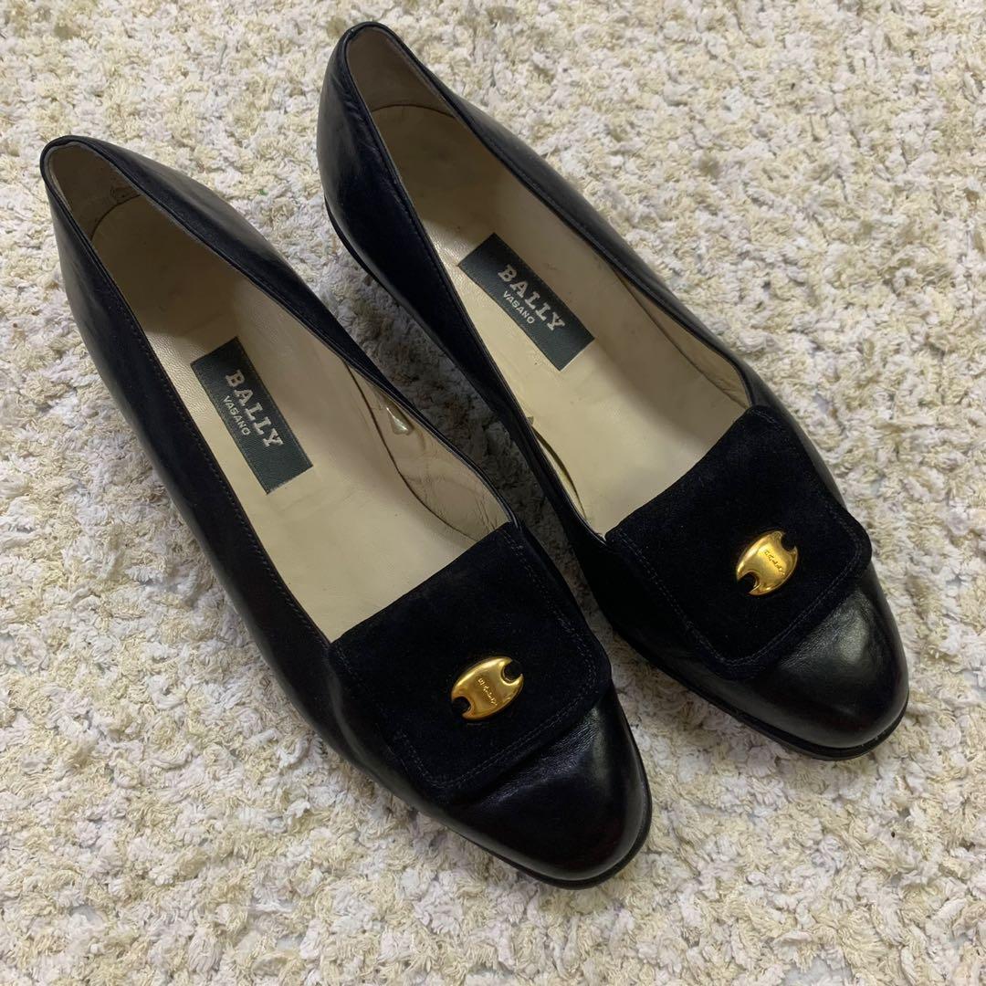 E37.5 Switzerland BALLY black wedges shoes Women s Fashion