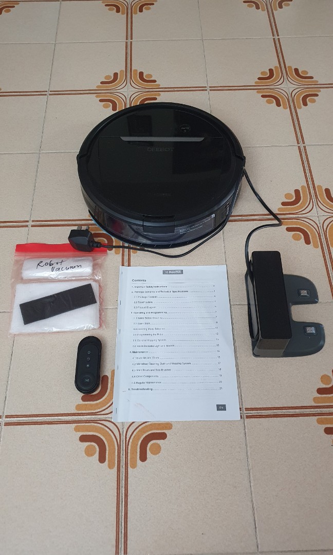 Ecovacs Robotic Robot Vacuum Cleaner, TV & Home Appliances, Vacuum