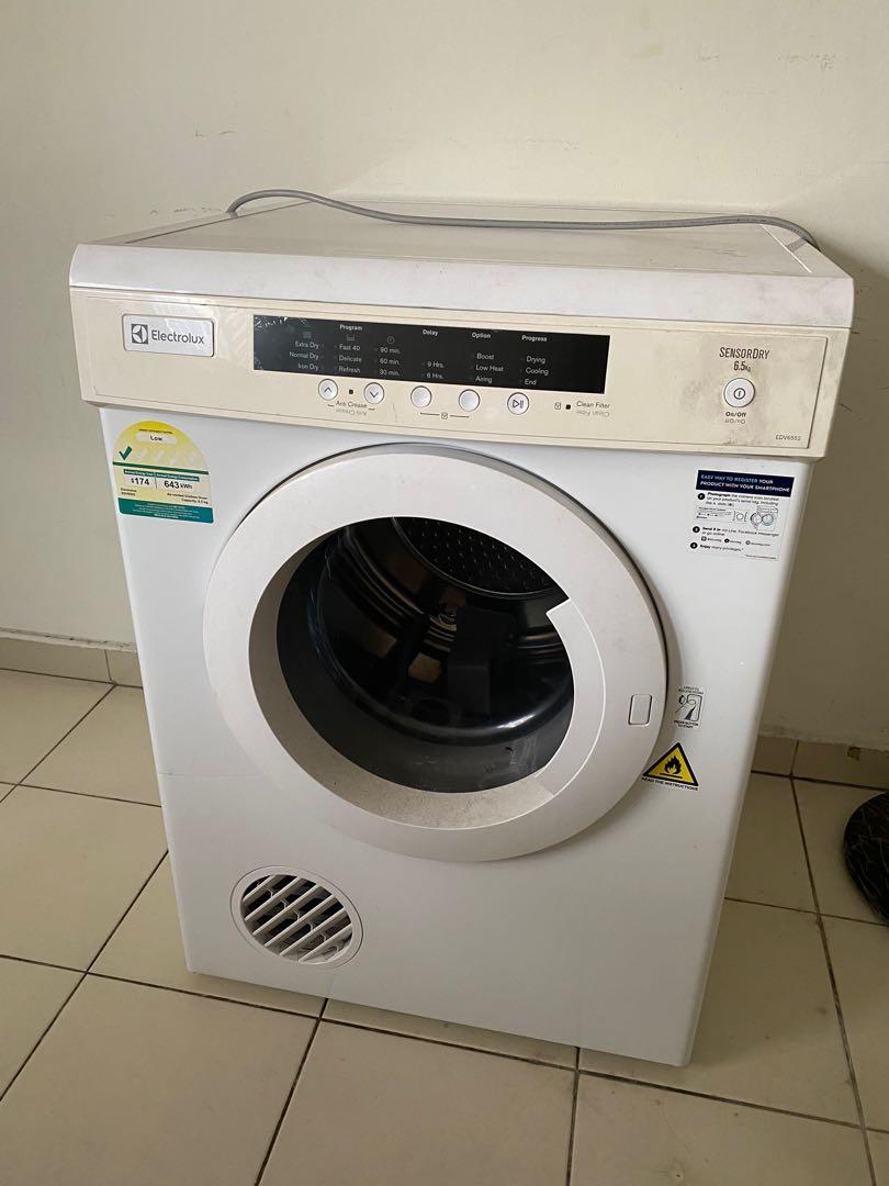 Electrolux dryer machine 6.5 Kg, TV & Home Appliances, Washing Machines