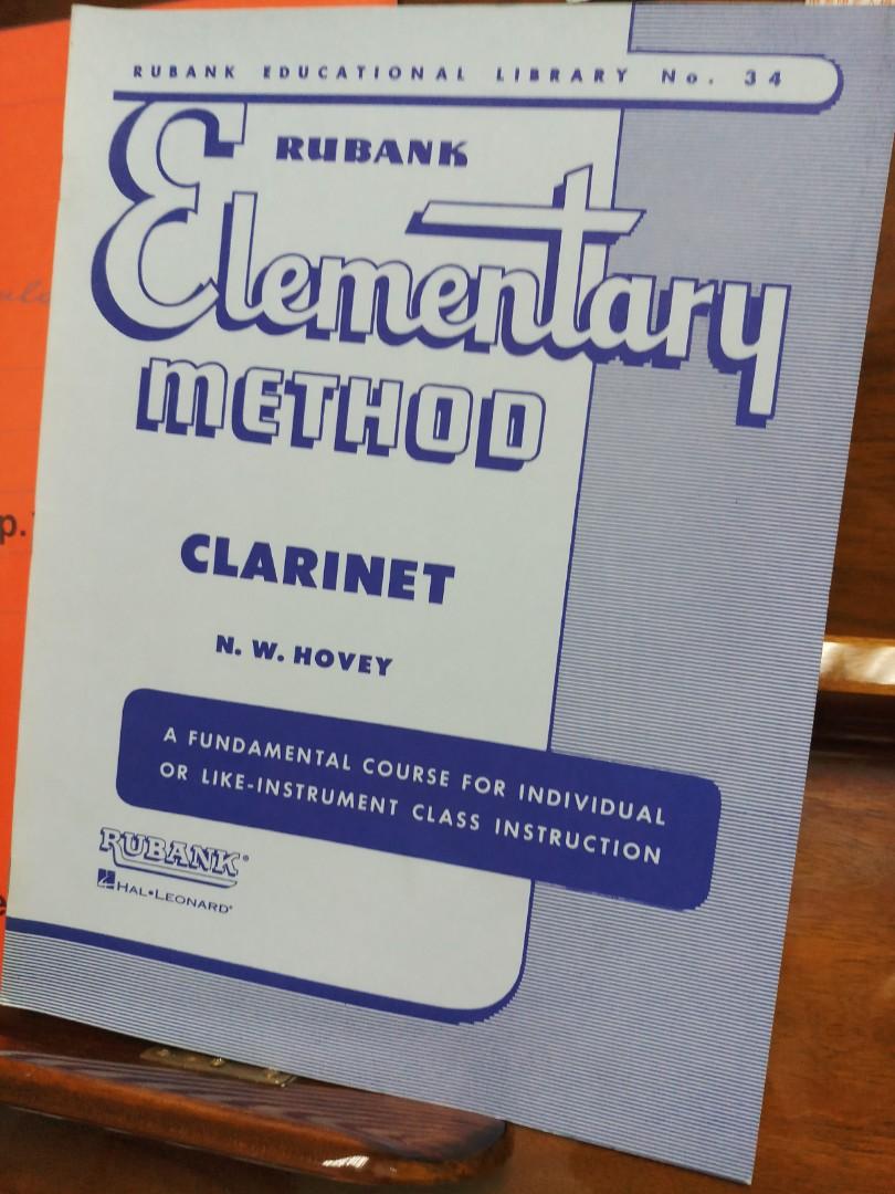 Elementary method clarinet （分類：音樂與媒體 - 樂譜）位於 Hong Kong。 由 rhythmyaya 提交（商品編號 1157023554，圖片 1）。簡介： 本週(24/4/22 - 1/5/22 )特價書，Elementary method for clarinet (rubank edition), 只有一本，只限一週，若有其他書想要，可告訴我，一起買更抵。。