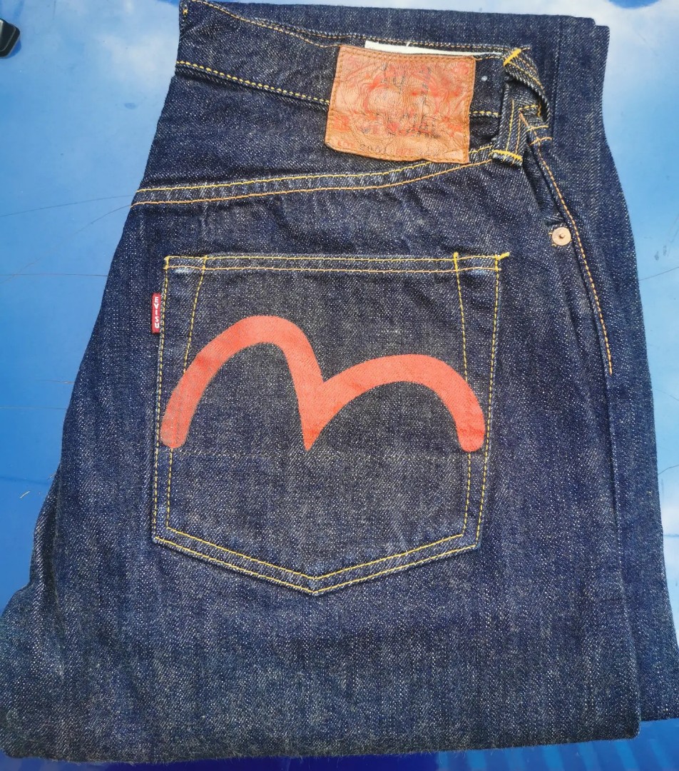 EVISU NO 1 LOT 2001, Men's Fashion, Bottoms, Jeans on Carousell