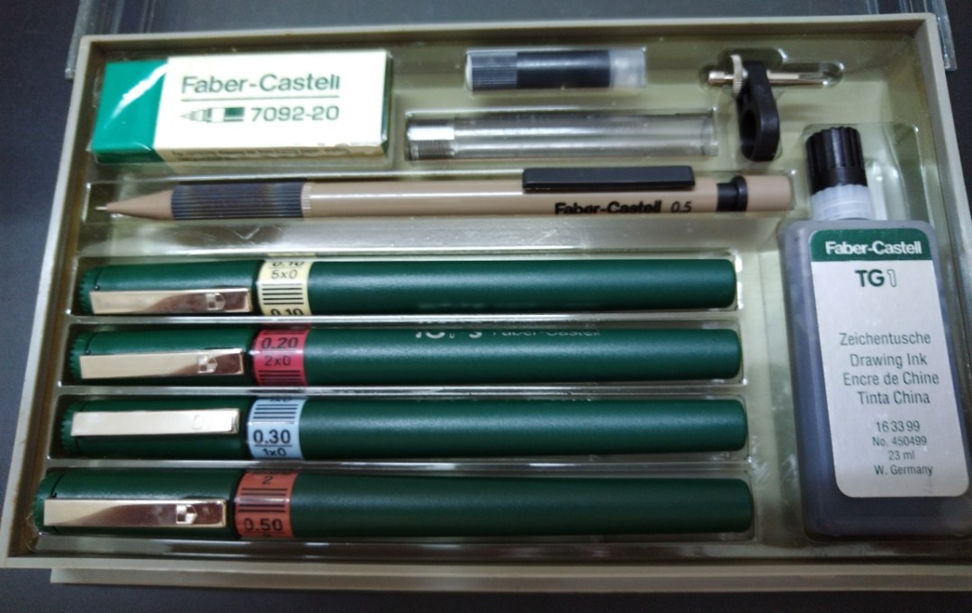 Faber-Castell Technical TG1 Pen set, Everything Else, Others on Carousell