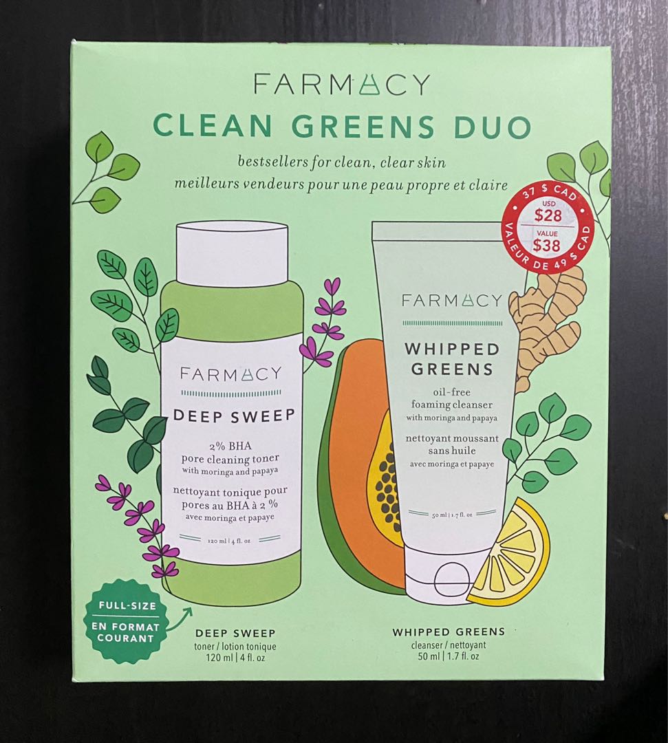 Farmacy Clean Greens Duo Beauty And Personal Care Face Face Care On